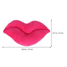 FOMIYES red pillows sofa pillows hugging pillow plush bed pillow lip shaped throw pillow plush stuffed pillow lips throw pillows lip shaped pillow lips pillow Cushion 3d plush pad cute