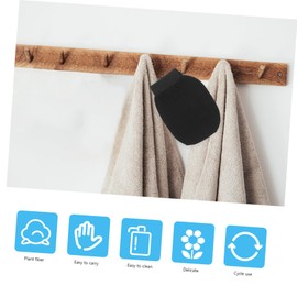 FOMIYES 8 Pcs Exfoliating Gloves Jute Shower Mitt Bath Mitt Mittens Kids Scrub Towel Hand Exfoliator Glove Shower Washcloth Gloves Loofah Gloves Bath Shower Mitt Supplies Rayon Take a Bath