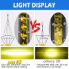 MAYELLO 2pcs 6D 8inch Slim Single Row LED Work Light