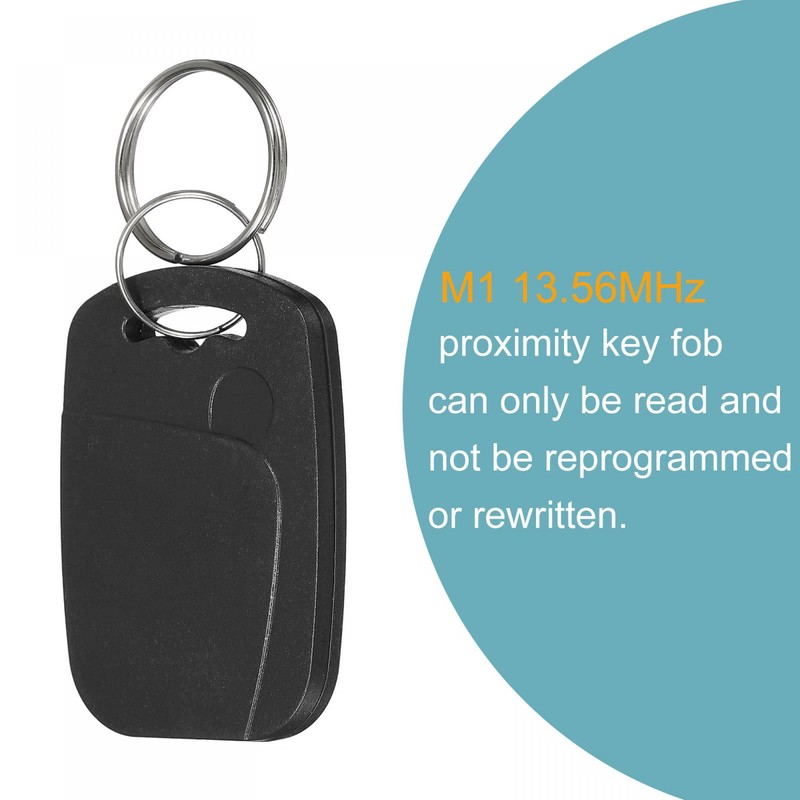 sourcing map 12 Pack IC Card M1 Key Chain RFID