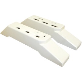ProCom Heating Base Feet for Use With Vent-Free Space Heater 10,000 BTU and Below - Model# PF0910B-RW - Enhanced Stability, Easy Installation, Durable Construction, Compatible Design, White