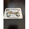 BILTWELL INC MOTORCYCLE HELMETS" 3.5" X 2.5" STICKER