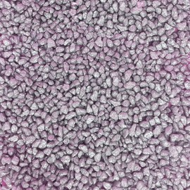 Edible Silver Glitter Coated Sugar Crystals 200g - Glimmer Pearl Sugar Nibs for Baking - Sparkling Sugar Crystals for Cakes and Cupcakes Decoration - Shimmer Shiny Coarse Sugar Pearls and Sprinkles