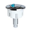 CVZJ Flush Toilet Water Tanks Button Oval-shape Push Button Flush