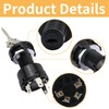 WHITE HAND Golf Cart Ignition Switch with 2 Keys 4
