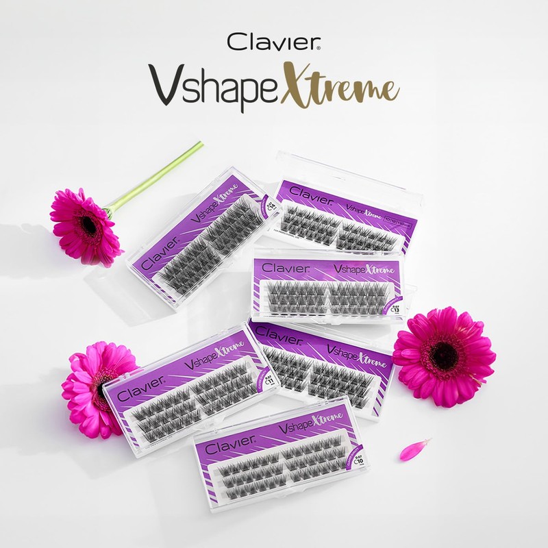 Vshape Xtreme False Eyelashes Natural V Shape C Shape Eyelash
