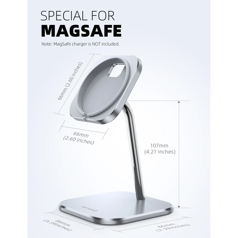 Lamicall DP09 Multi-Angle Adjustable Cell Phone Stand for Desk Universal
