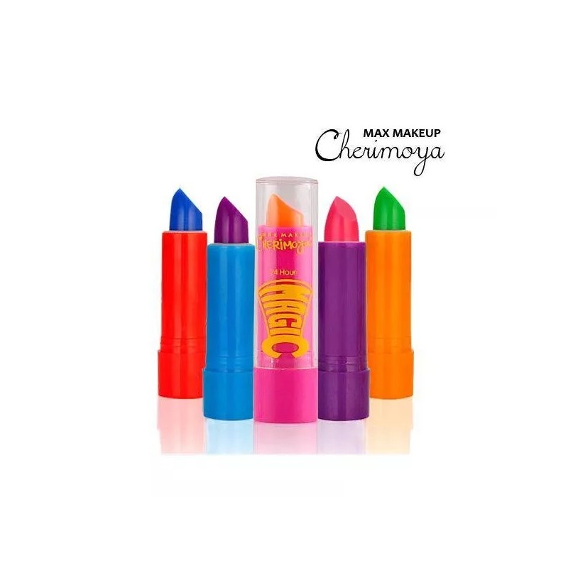 Cherimoya 6 PCs Cherimoya Changing Magic Lipstick Fruit Flavor Lipsticks