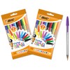 Bic Cristal Multicoloured Ballpoint Pens Large Nib (1.6 mm) -