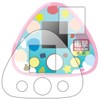 PDA Kobo Chiikawa Chiikawa Compatible Shock Absorbing [Glossy] Protective Film
