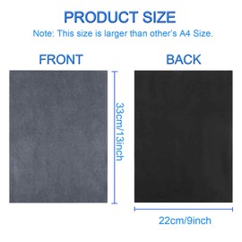JONMON 50 Sheets Carbon Paper - 9" x 13" Transfer Paper, Large Size Black Graphite Tracing Copy Paper DIY Painting Art Craft for Tracing Drawing Pattern on Wood Ceramic Canvas