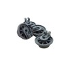 Lichtblau Set of 4 Basket Wheels with Roll Holder 00611475