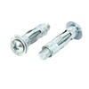 Sourcingmap M8x37mm Expansion Bolt Sleeve Anchor 5pcs for 6mm-13mm Hollow