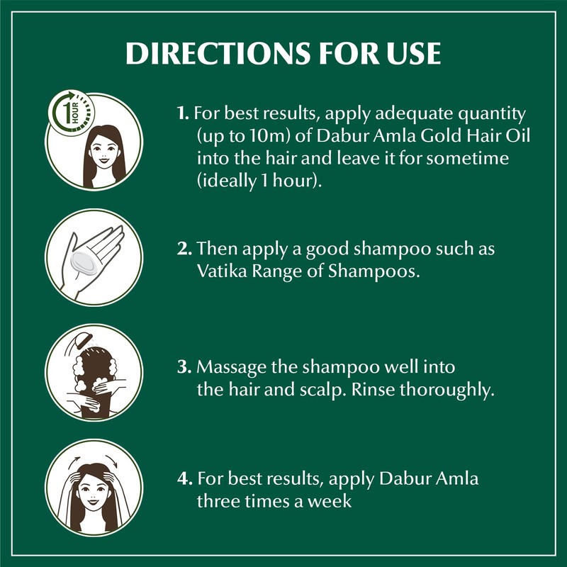 Dabur Amla Hair Oil - Nourishing Indian Oil for Men