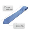 Shlax & Wing Solid Men's Long Business Necktie for Gentlemen