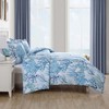 CARIBBEAN JOE Full/Queen 3-Piece Comforter Set, Tropical Coastal Beach Design