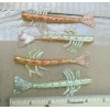 ALL AMERICAN Tournament Quality Soft Plastic Baits 10ct COPPER SILVER