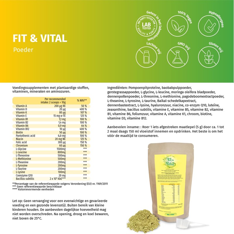 Fit & Vital 900 g for more energy in everyday