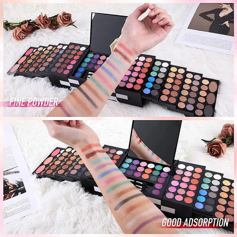 Paleta Maquillaje 142 Sombras Ojos Completa