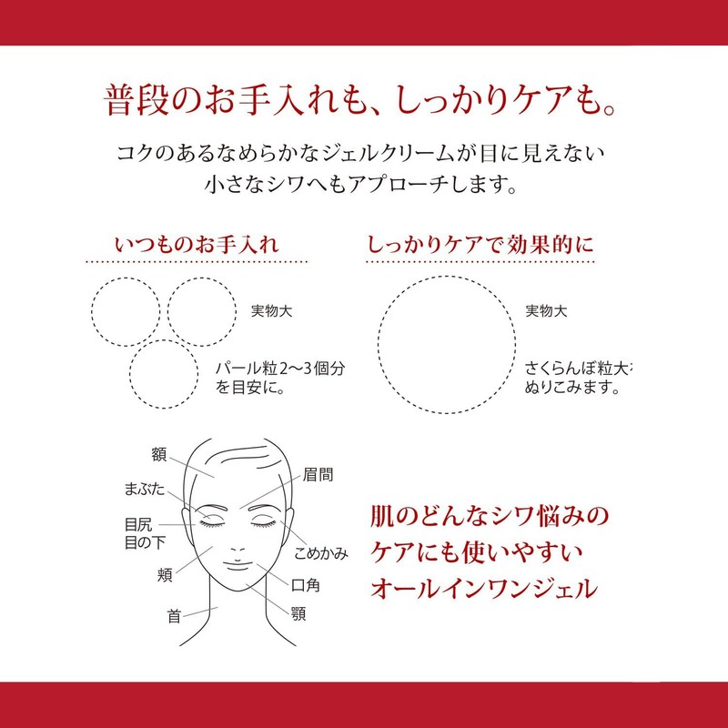 Kose Grace One Wrinkle Care Moist Gel Cream Refill, Set