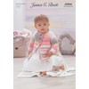James Brett Double Knit Knitting Pattern Baby Jacket Cardigan &