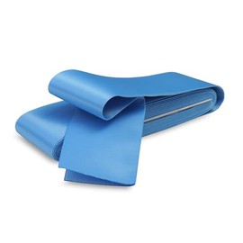 Medium Blue Satin Blanket Binding 2 Inch x 4 3/4 Yards Single Fold Tape for Quilt Edging Blue Smooth Finish Easy to Sew On Durable Trim Material Ideal for Blanket Crafts DIY Projects Sewing
