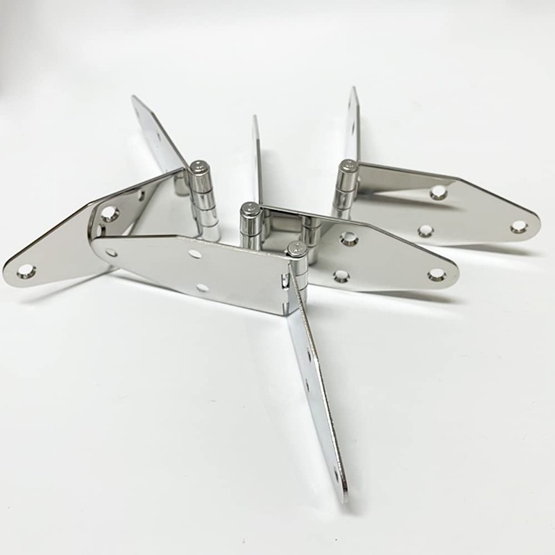 6 x Boat Strap Hinges for Roof Window and Hatch