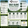 BIONIC Mens Relaxgrip® 2.0 Golf Glove - White/Black - XL