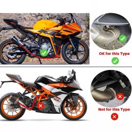 Unbranded Modified Exhaust Mid Link Pipe Slip for DUKE 390 RC390 2021-2023 Adventure 401