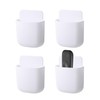 NYGGTYK 4 Pieces Remote Control Holder Storage Box, Wall Remote