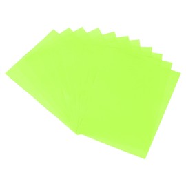 MECCANIXITY 100PCS Fluorescent Green Color Cardstock, 8" x 6" Origami Cardstock Paper Sheets for Printing, DIY Drawing, Art Crafts Supplies