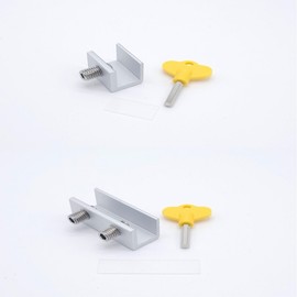 Window Sash Lock Stopper for Enhanced Security 1-Hole Lock Stopper 5ea