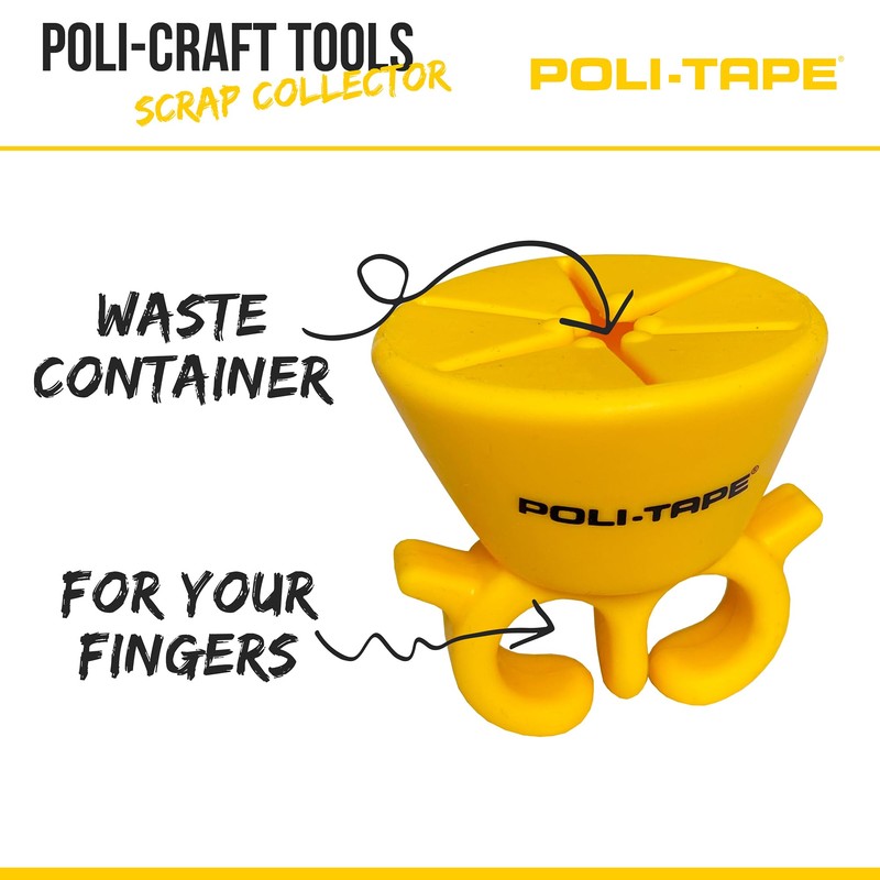 Poli-craft Tools Scrap Collector - Small and Practical Finger Waste