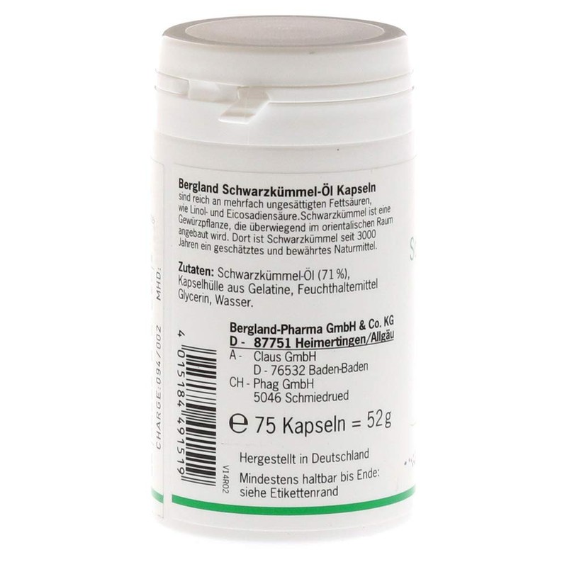 Black Cumin Oil Capsules