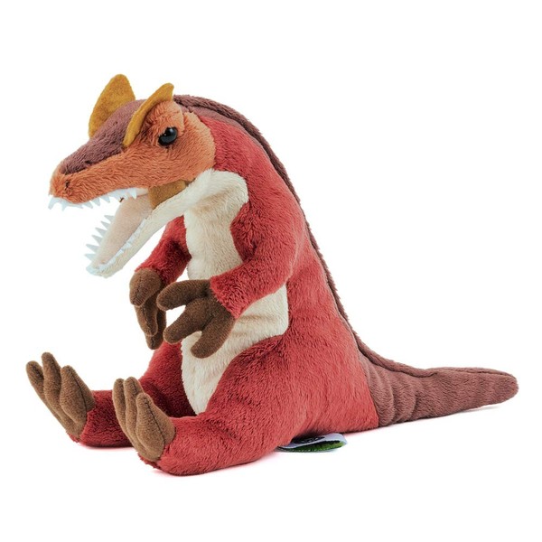 Carolata Allosaurus Plush Toy, Sitting Series, Length 10.0 x Width 3.9 x Height 6.7 inches (25.5 x 10 x 17 cm), Inspected 2 Degrees of Measurement, Dinosaur Toy, Birthday Gift, Girls and Boys