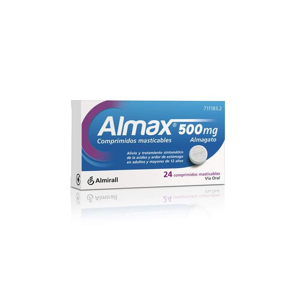 Almirall S.A. Almax 500 Mg 24 Chewable Tablets
