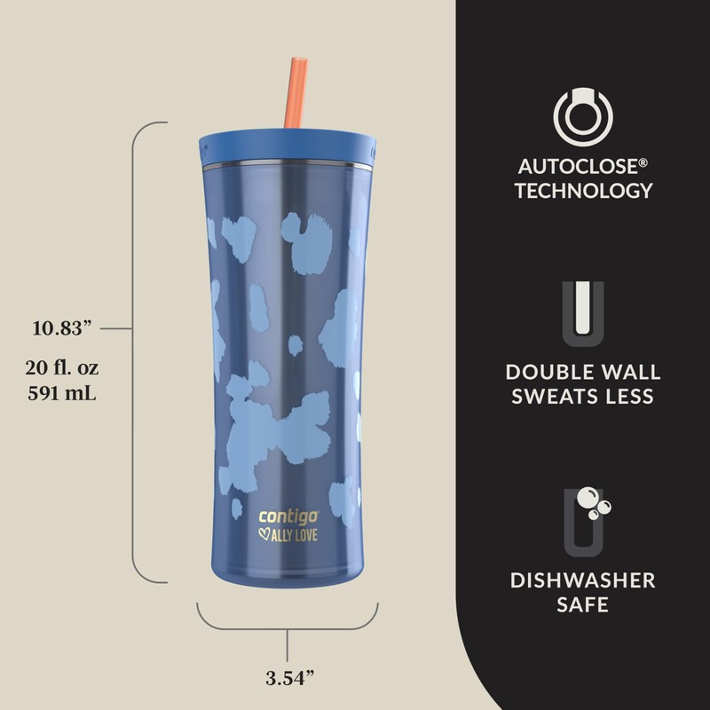 Contigo Streeterville AUTOCLOSE Shake & Go Tumbler, 20oz