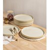 theterra Dinner Plates Set of 6, 10.25 Inch Ceramic Dinner
