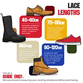 Kilter Round Trainer & Boot Shoelaces - Red - 140cm - 55 inch (2 Pairs)