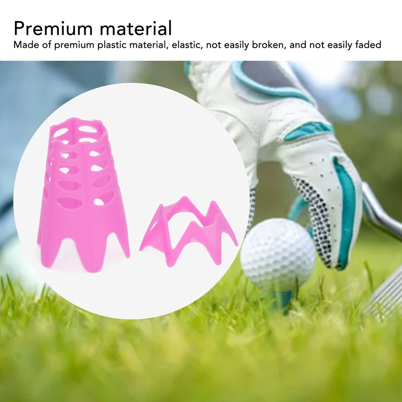 20 Pcs Plastic Golf Ball Holder Resistanceless Golf Simulator Tees