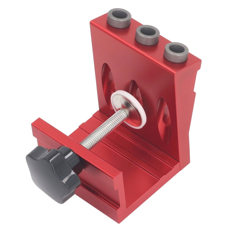 Pocket Hole Jig Set Aluminum Alloy Pocket Dowel Hole Jig