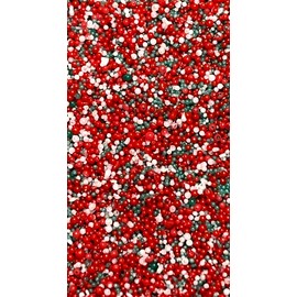 Jojoba Beads for Soap, Scrubs, Crafts (Red Green White Confetti) (1 oz)