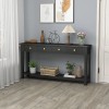 Table 59 Inch Entryway Table Long Console Table with 4