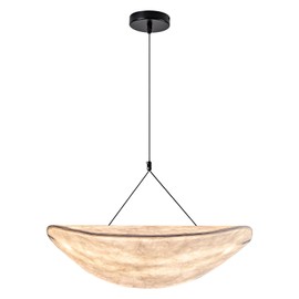 COMSDY 19.7 Inch Large Wabi Sabi Pendant Light Boho Hanging Lamp Dining Table Light Fixture for Living Room Dinning Room Kitchen Island Bedroom Restaurant