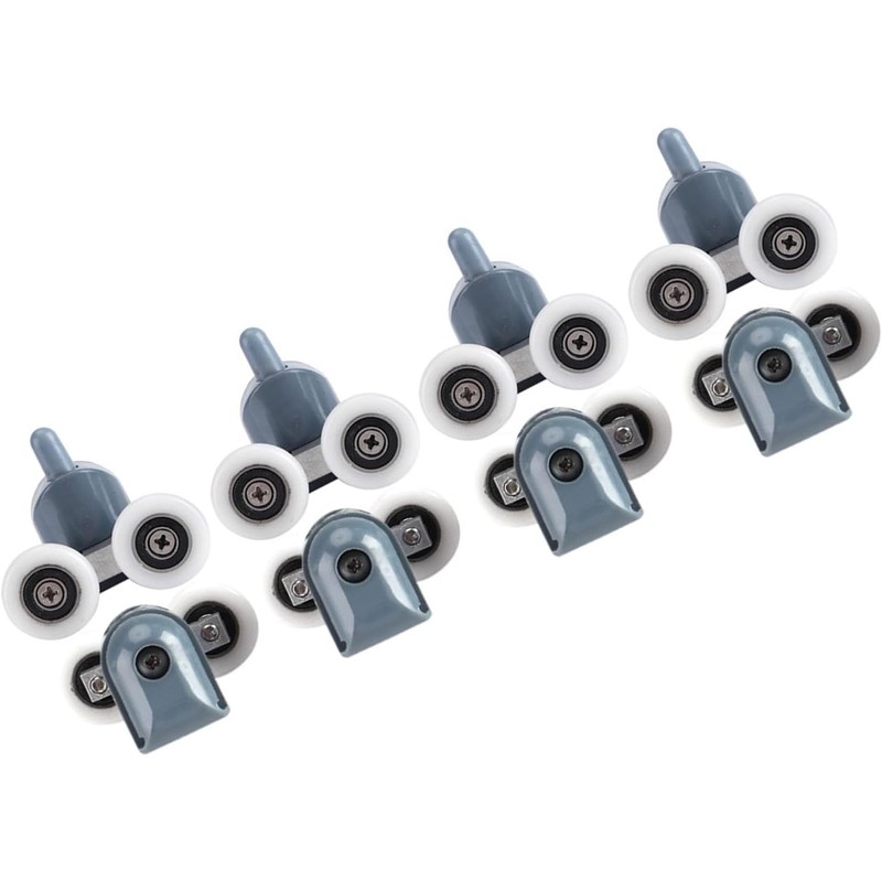 Rodillos para puerta de ducha, 8 rodillos de puerta de