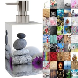 Soap Dispenser, Many Beautiful Soap Dispensers to Choose From, Stylish Design, Eye-catching for Any Bathroom (Energy Stones)