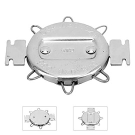 Calibrador de espesores de bujías, calibre de separación de bujías, alta tenacidad, 6 cables, cromado a prueba de óxido para medir(Plata)