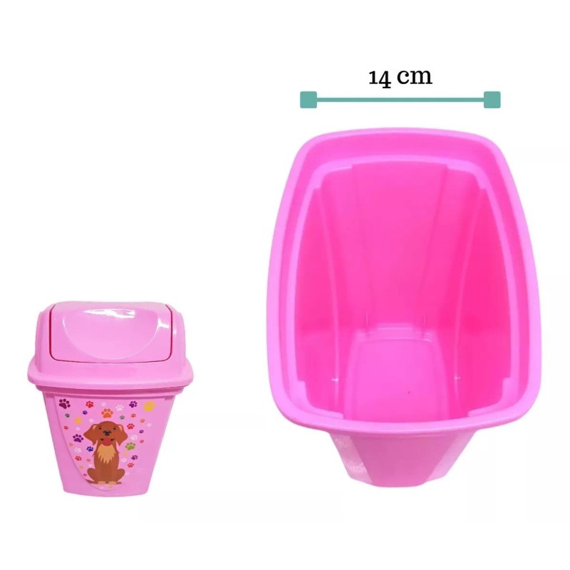 Macoll Jgo 2 Botes Balancín Para Basura Plástico Resistente Yuliana