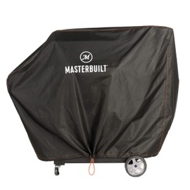 Masterbuilt® Gravity Series 1050 Digital Charcoal Grill and Smoker Durable Grill Cover with PVC Liner, Double-Stitching and Adjustable Drawstring in Black, Model MB20081220