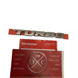 Honda New Genuine OEM Honda Acura Turbo Emblem Rear Badge 2007-2012 RDX 75725-STK-A01